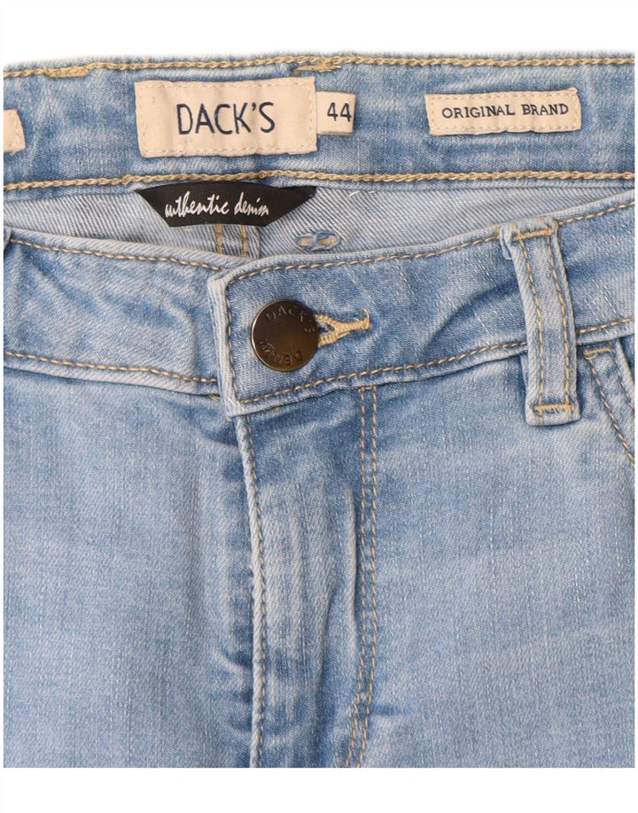 Dack's Womens Slim Jeans IT 44 Medium W30 L28 Blue Cotton