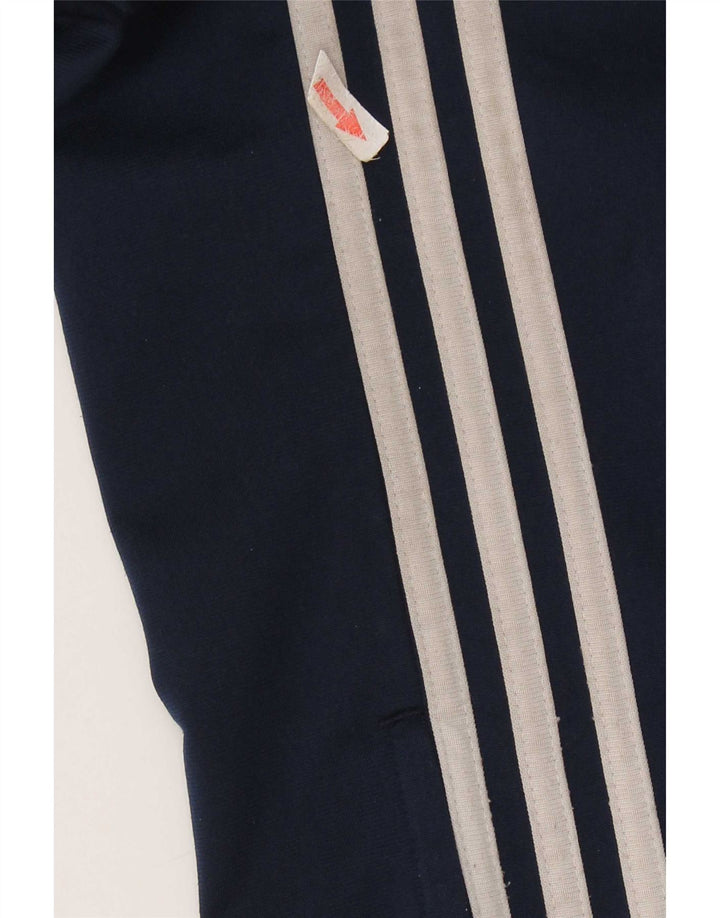 Adidas Mens Tracksuit Trousers Small Navy Blue Polyester