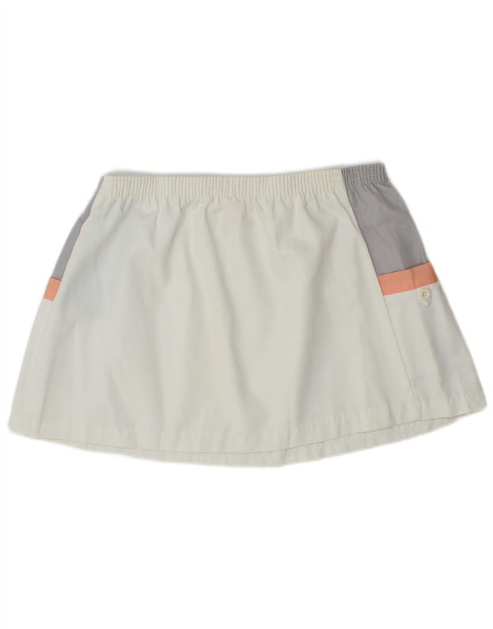 Active Womens Mini Tennis Skirt EU 44 XL W32  White Colourblock Polyester