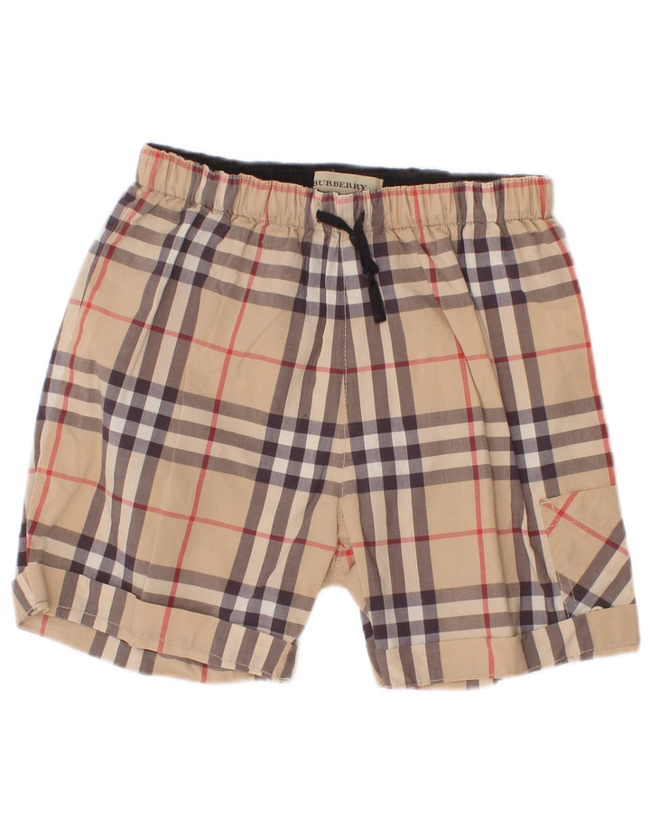 Burberry Boys Shorts 2-3 Years W18 Beige Check