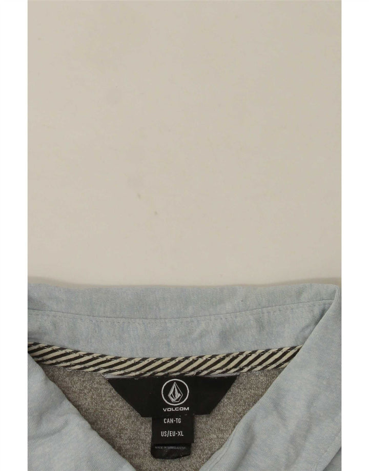 Volcom Mens Polo Shirt XL Blue