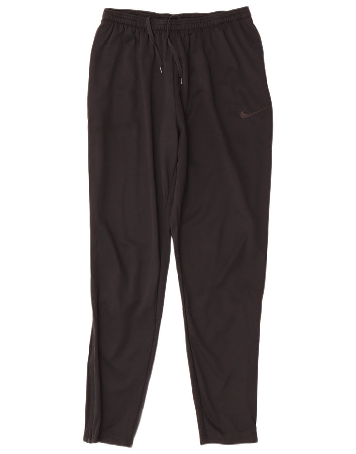 Nike Mens Dri Fit Tracksuit Trousers Joggers Medium Black Polyester