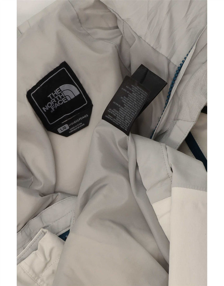 The North Face Womens Windbreaker Jacket UK 16 Large White Colourblock