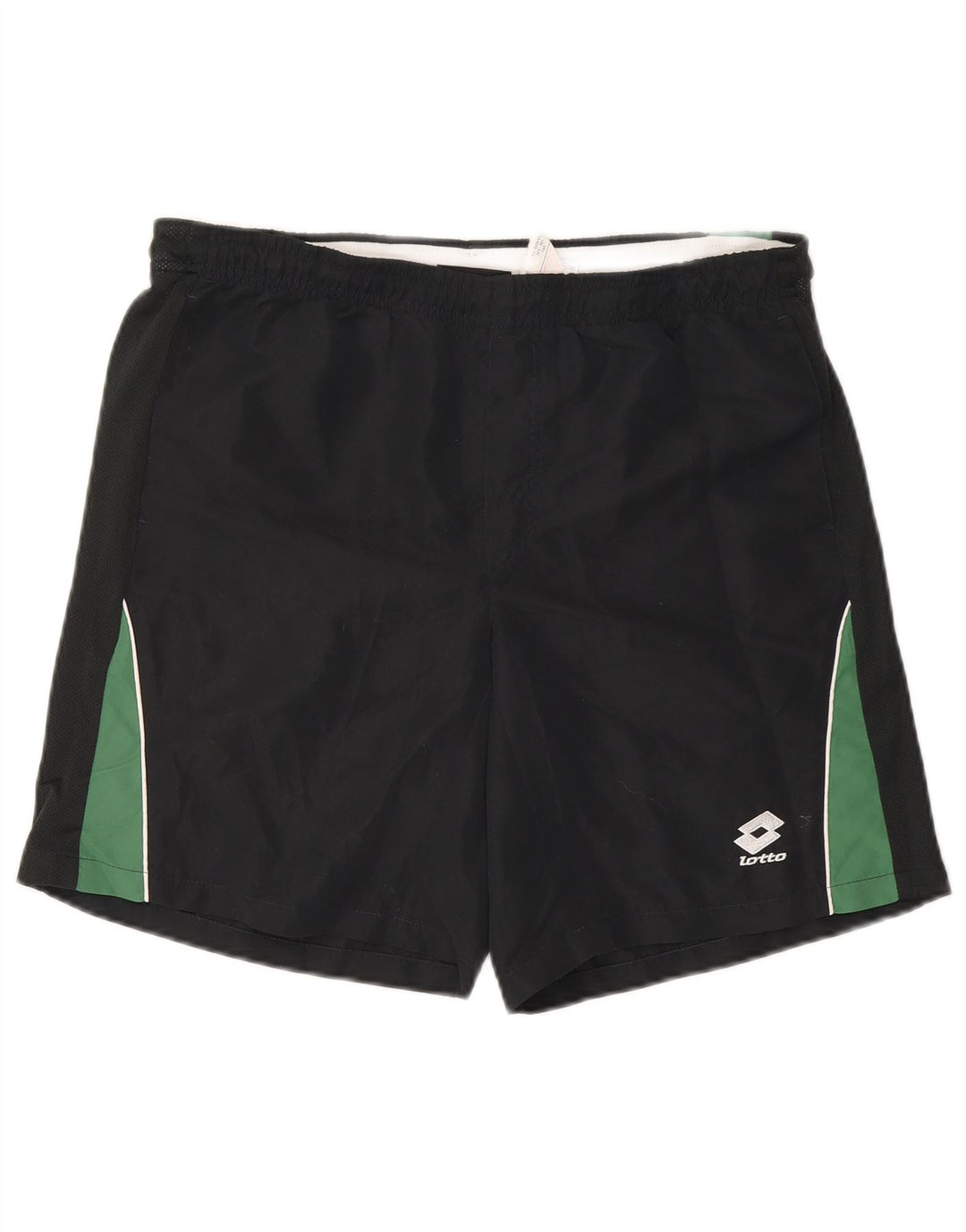 Lotto Mens Sport Shorts Large Navy Blue Colourblock Polyester