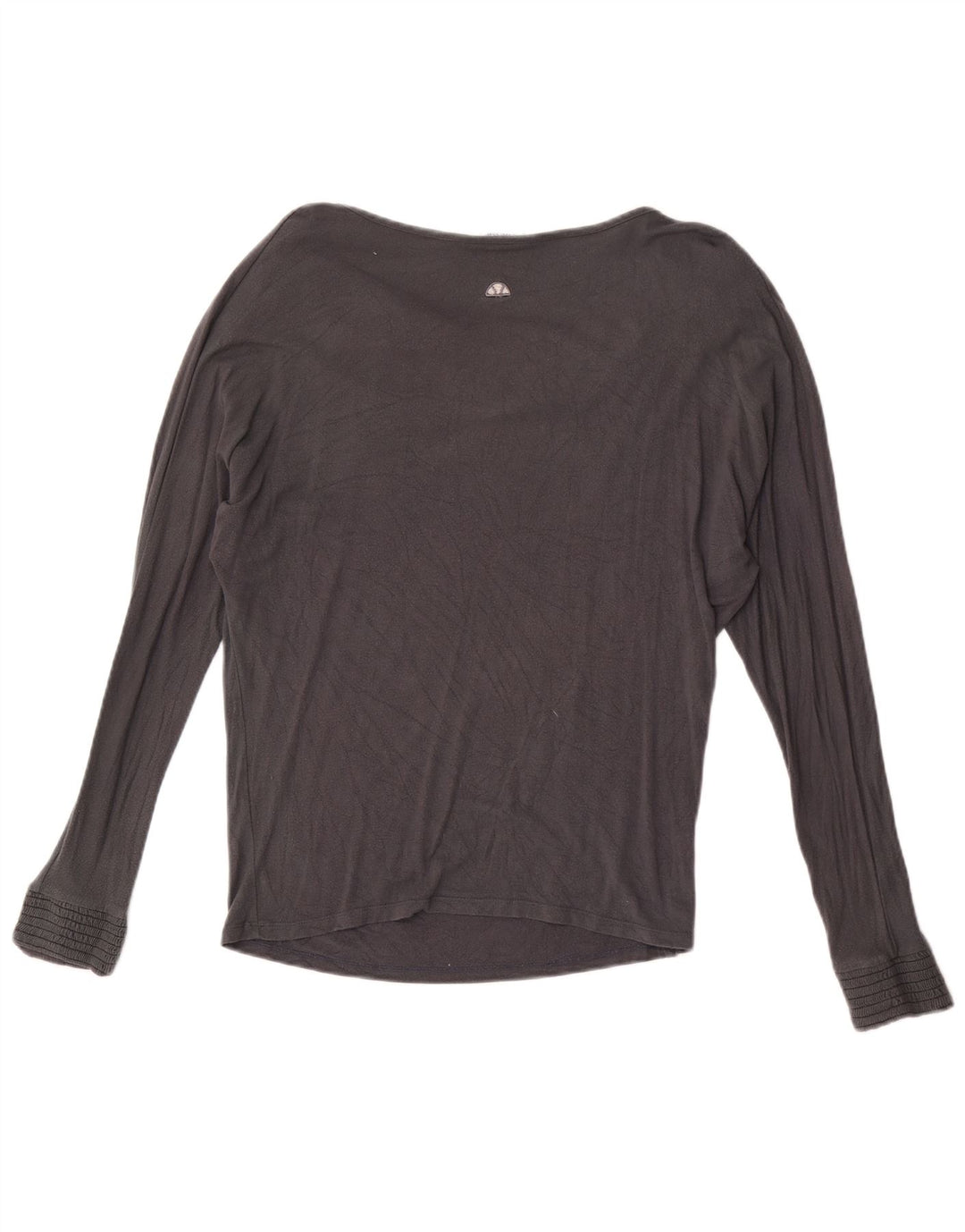 Ellesse Womens Top Long Sleeve UK 14 Medium Grey