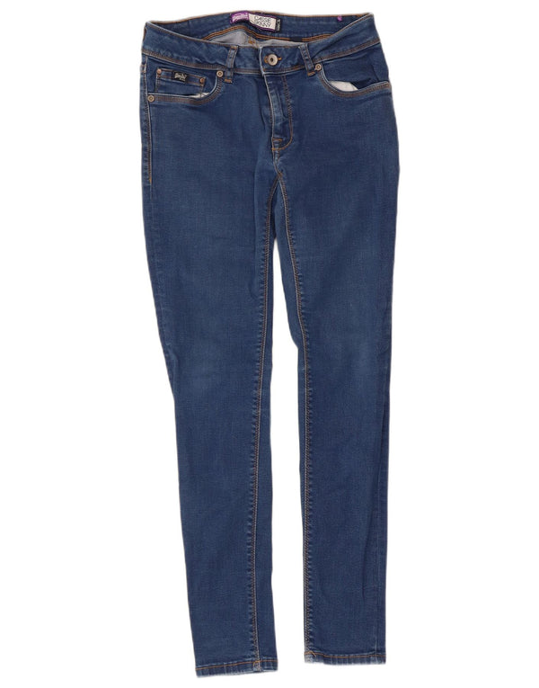 Superdry Womens Cassie Skinny Jeans W28 L30 Blue Cotton