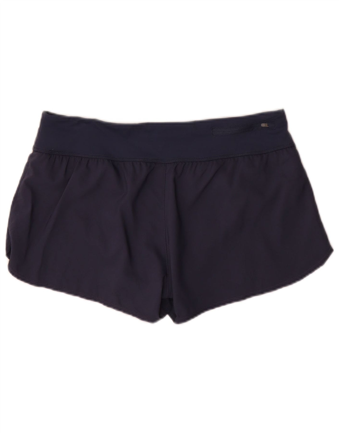 Nike Womens Sport Shorts UK 16 Large Navy Blue Polyester