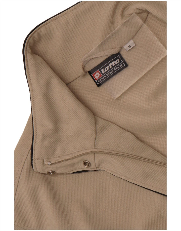 Lotto Womens Oversized Tracksuit Top Jacket UK 10 Small Beige