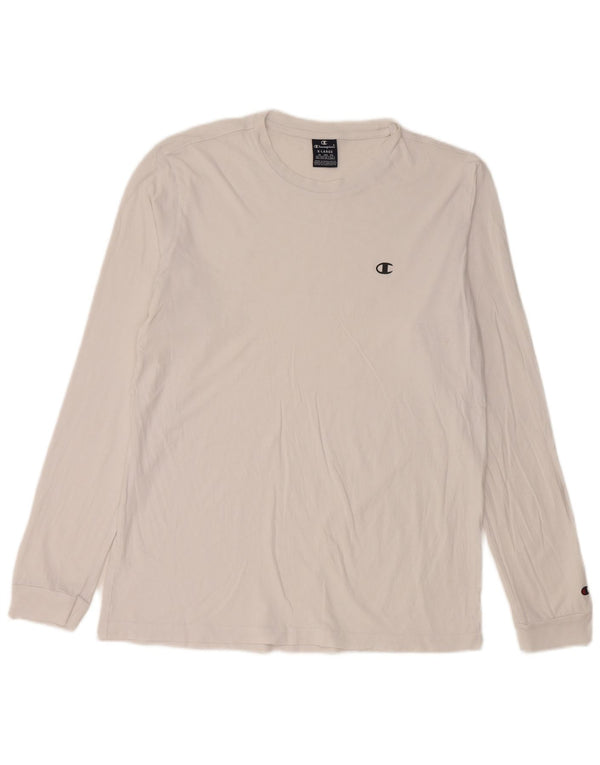 Champion Mens Top Long Sleeve XL White