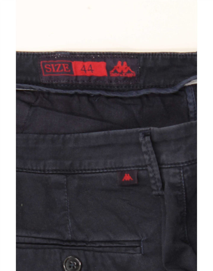 Kappa Womens Chino Shorts IT 44 Medium W32  Navy Blue
