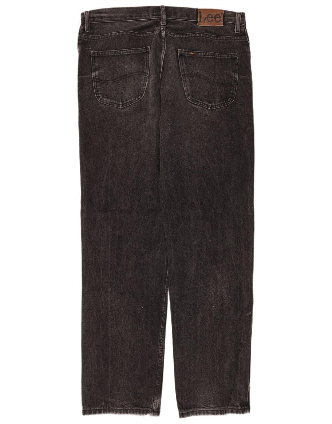 Lee Mens Brooklyn Straight Jeans W36 L34 Black Cotton