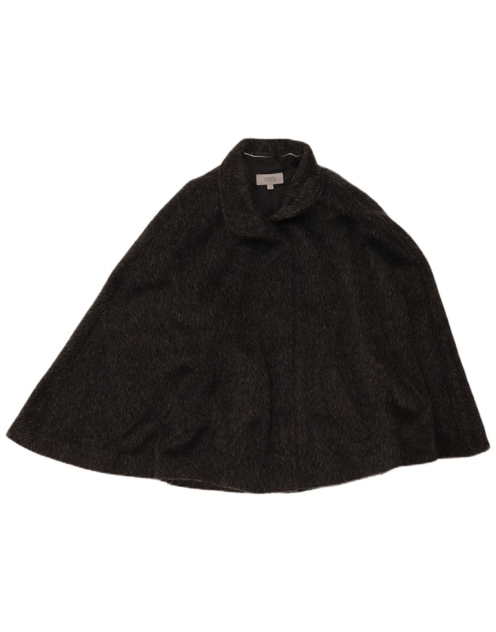 Marks & Spencer Womens Cape Coat UK 10 Small Grey