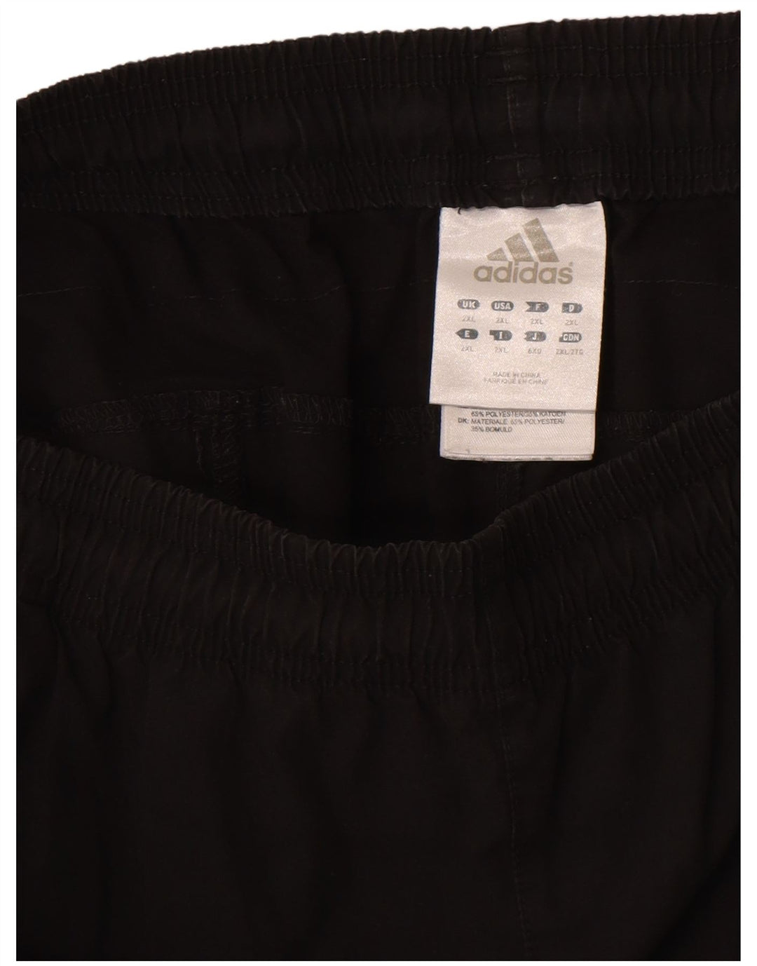 Adidas Mens Tracksuit Trousers 2XL Black Polyester
