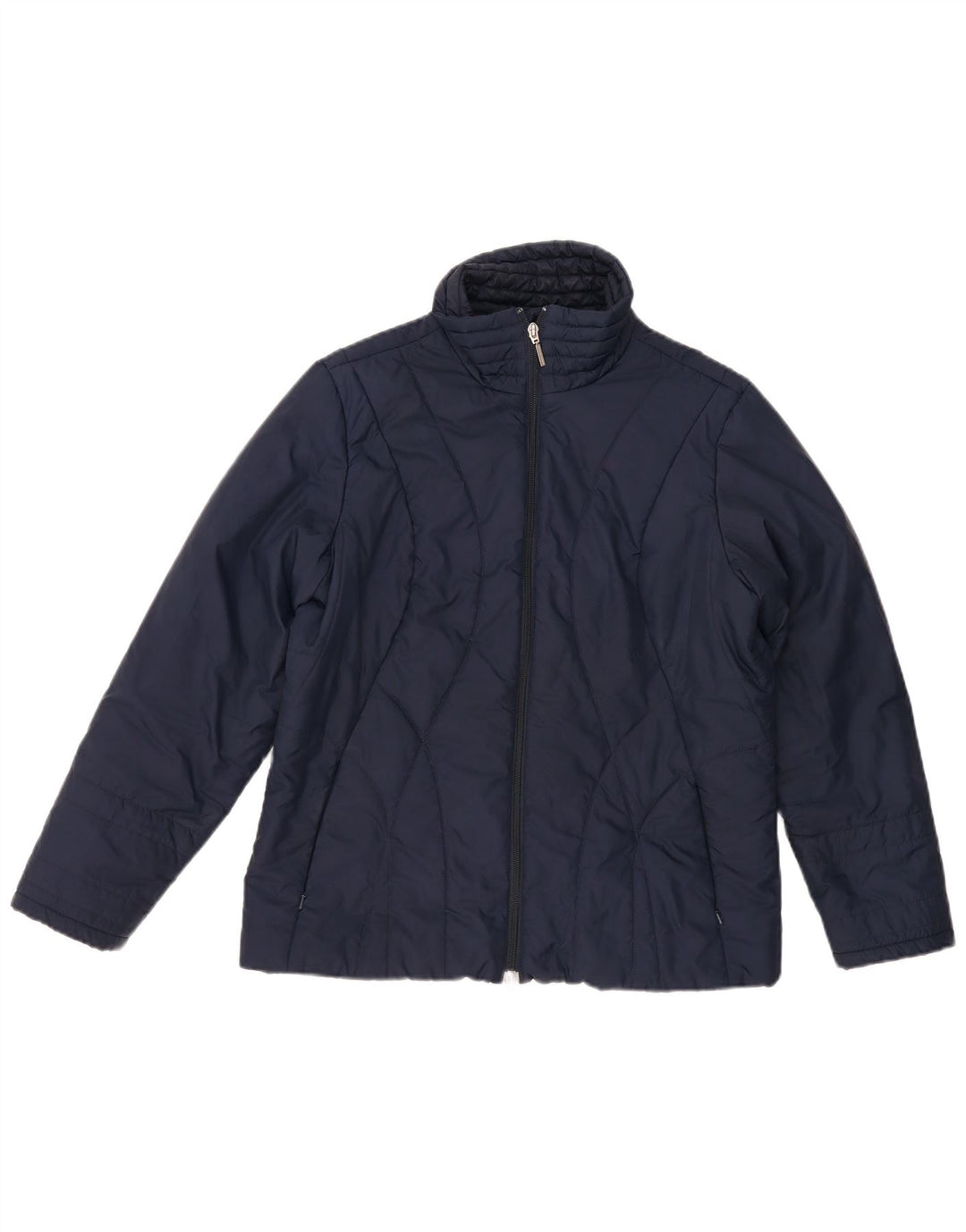 TOMMY HILFIGER Womens Padded Jacket UK 18 XL Navy Blue