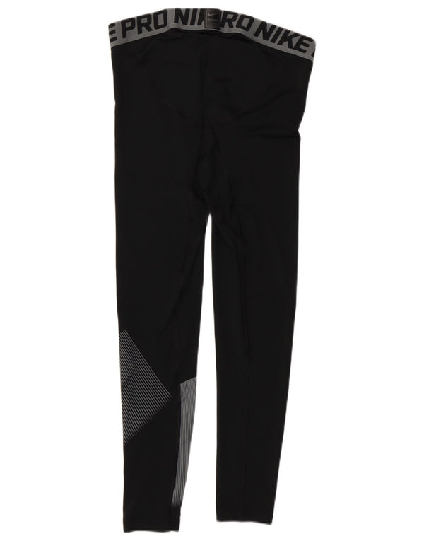 Nike Mens Dri Fit Graphic Leggings Medium  Black Colourblock