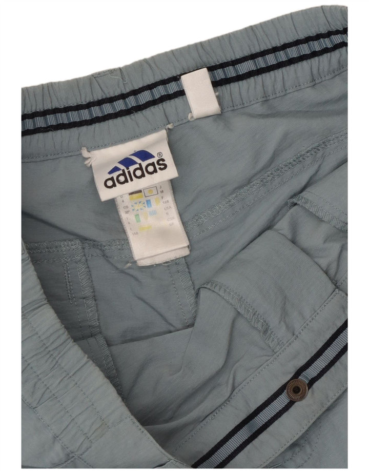 Adidas Mens Capri Tracksuit Trousers Medium  Blue Polyamide