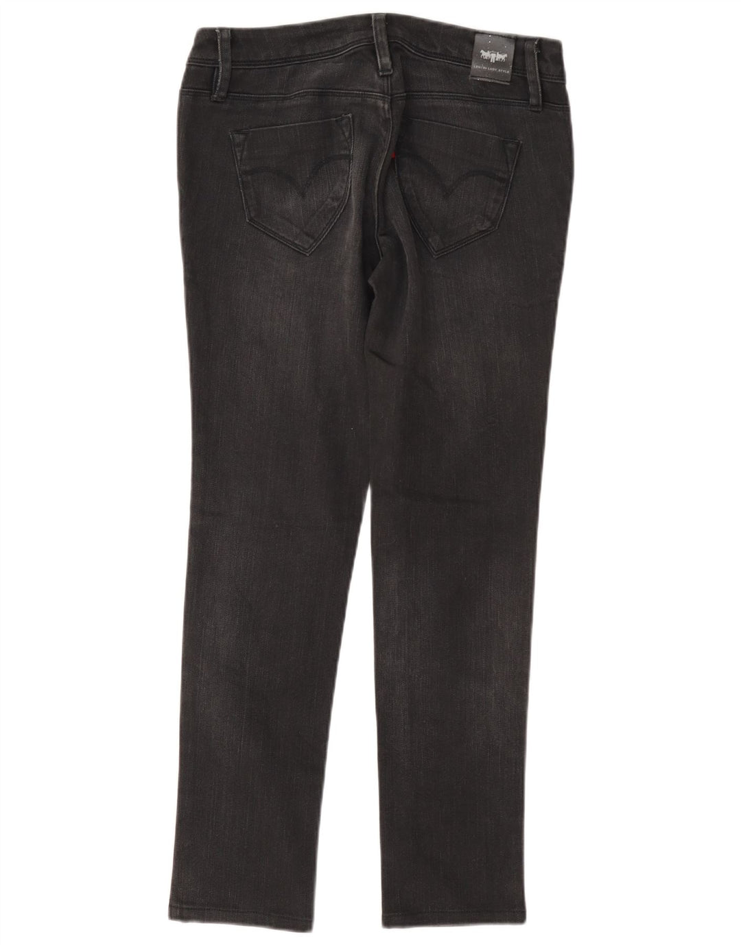 Levi's Womens Low Waist Slim Jeans W27 L27 Grey Cotton