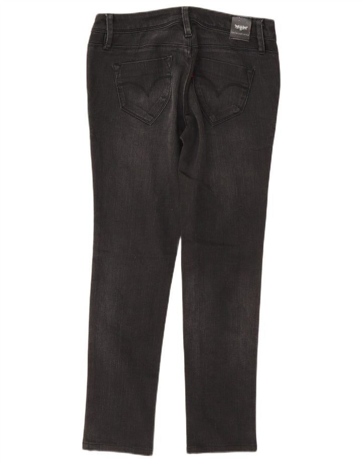 Levi's Womens Low Waist Slim Jeans W27 L27 Grey Cotton