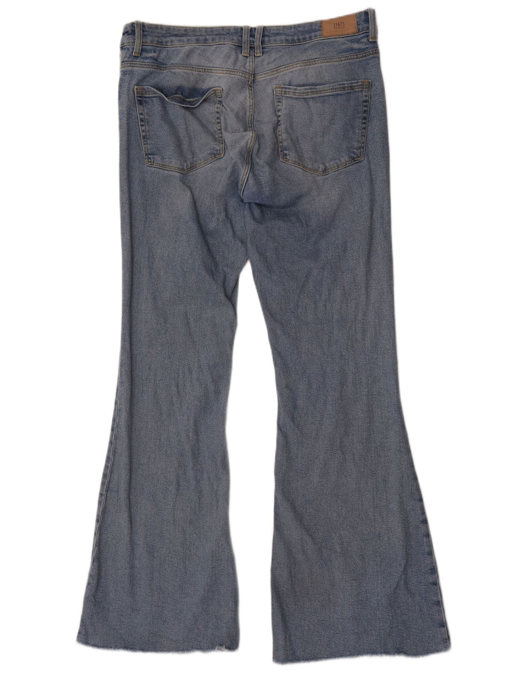 Zara Womens Flared Jeans EU 42 Large W32 L34 Blue