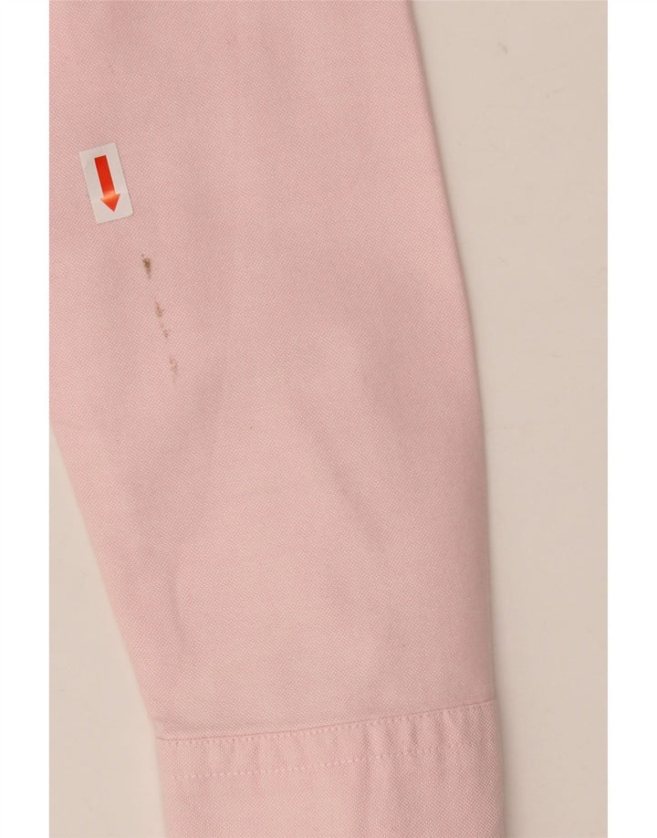 Benetton Womens Shirt UK 10 Small Pink Cotton