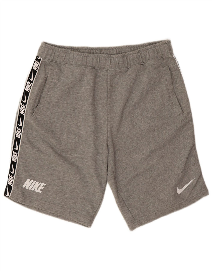 Nike Mens Graphic Sport Shorts Large Grey Colourblock