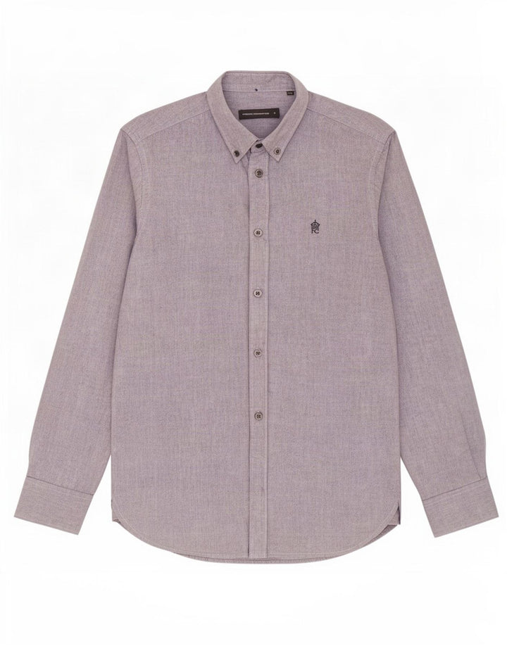 French Connection Mens Shirt Small Grey Cotton
