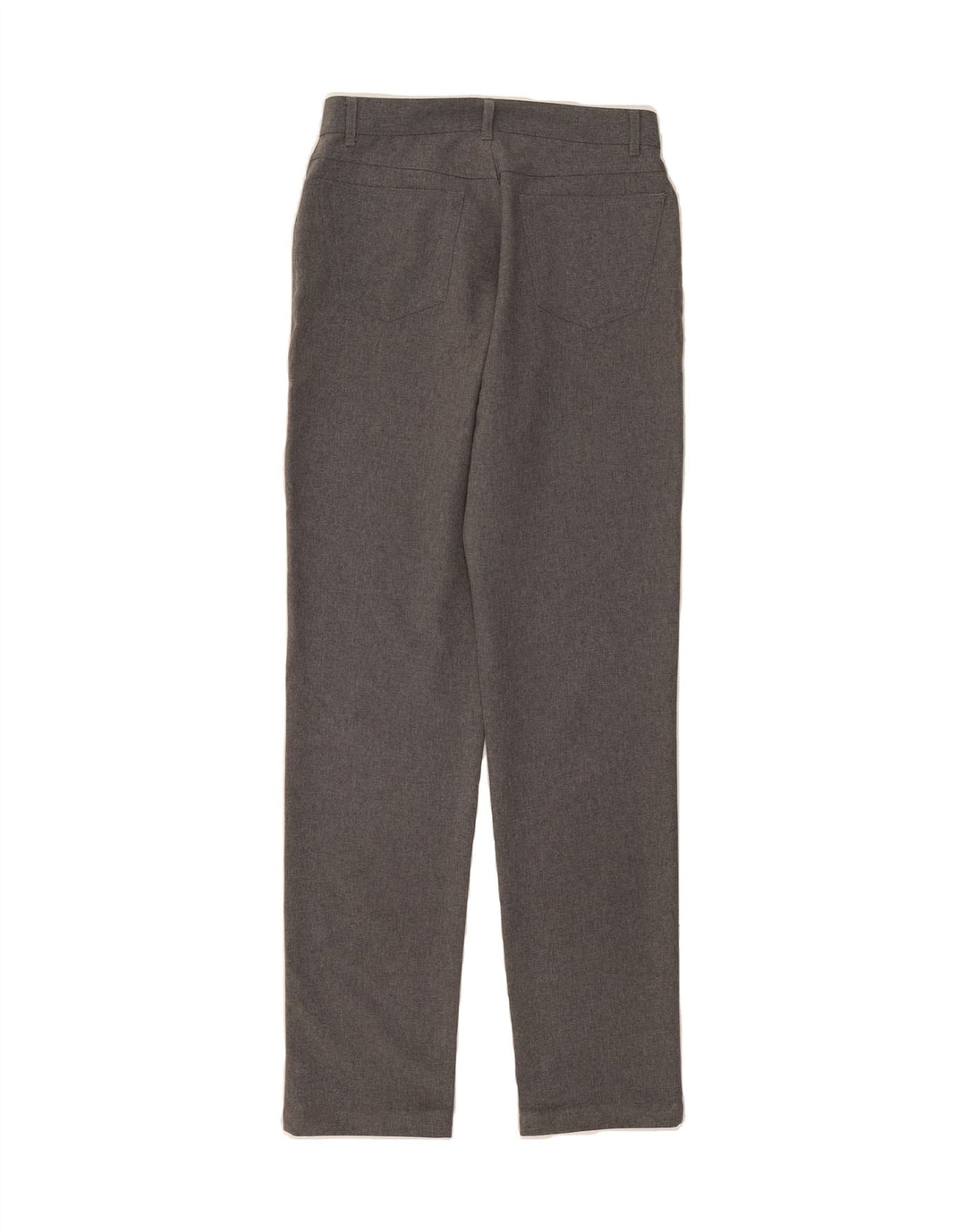 BENETTON Womens Slim Casual Trousers IT 44 Medium W28 L31 Grey Polyester Vintage Benetton and Second-Hand Benetton from Messina Hembry 