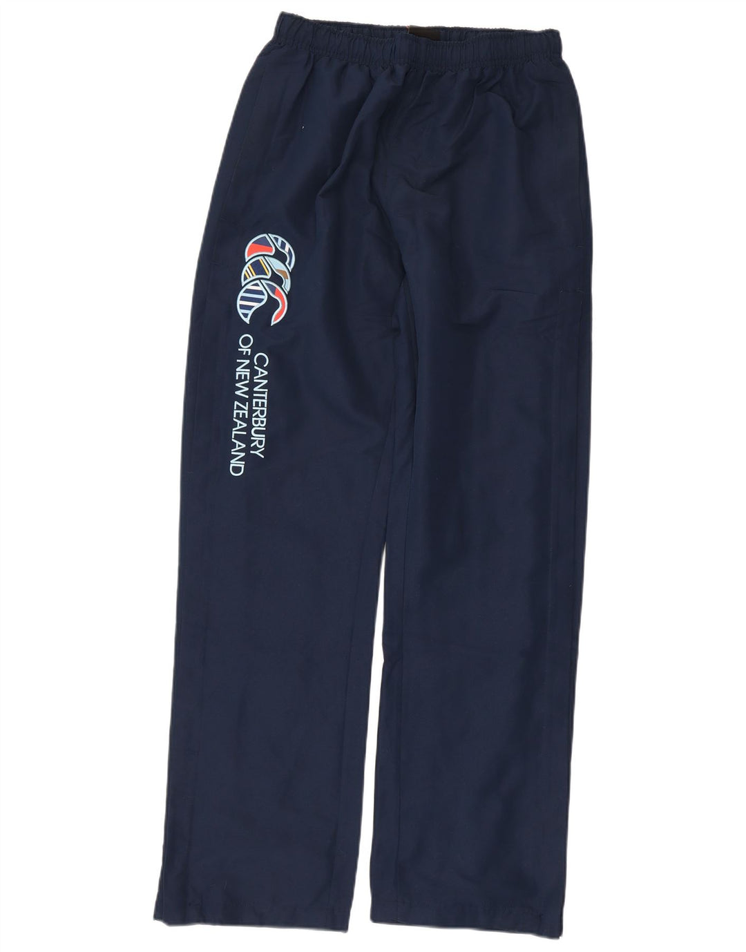 CANTERBURY Mens Graphic Tracksuit Trousers Small  Navy Blue Polyester