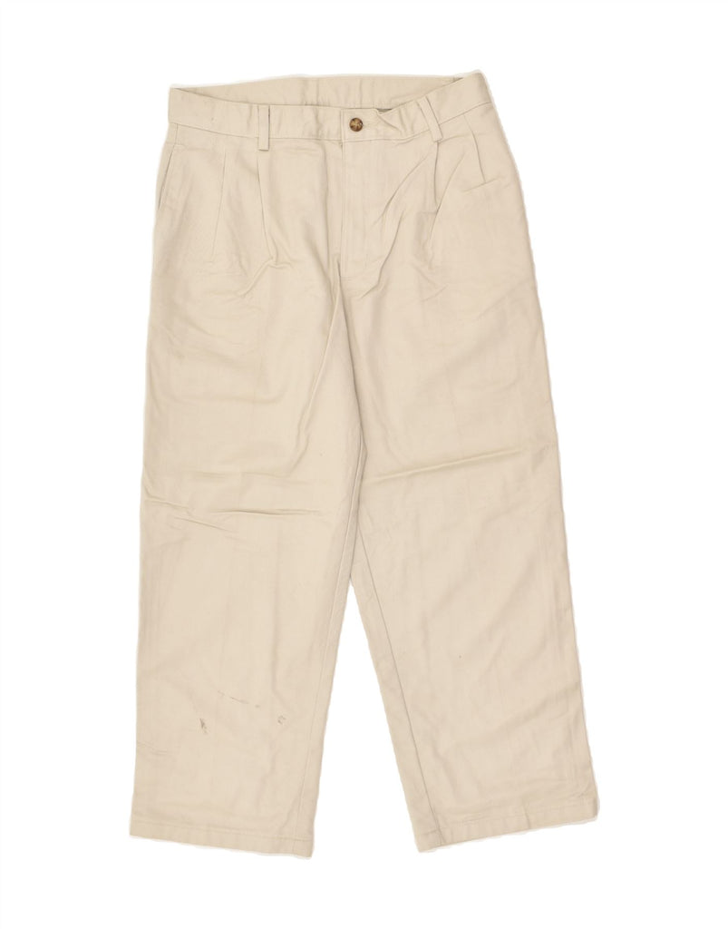 IZOD Boys Pegged Chino Trousers 11-12 Years W28 L24 Beige Cotton | Vintage Izod | Thrift | Second-Hand Izod | Used Clothing | Messina Hembry 