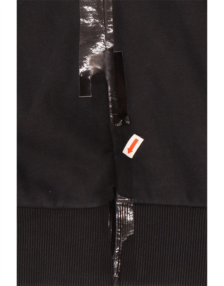 Diesel Boys Graphic Sweatshirt Jumper 15-16 Years Black Cotton