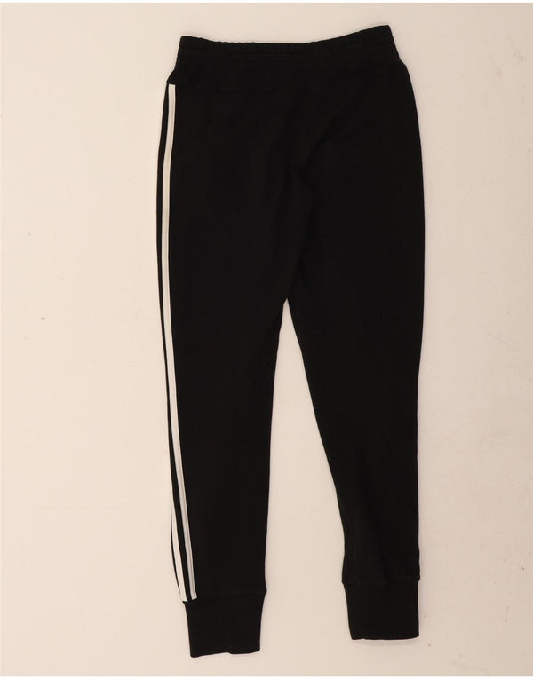 Adidas Boys Tracksuit Trousers Joggers 13-14 Years  Black Cotton