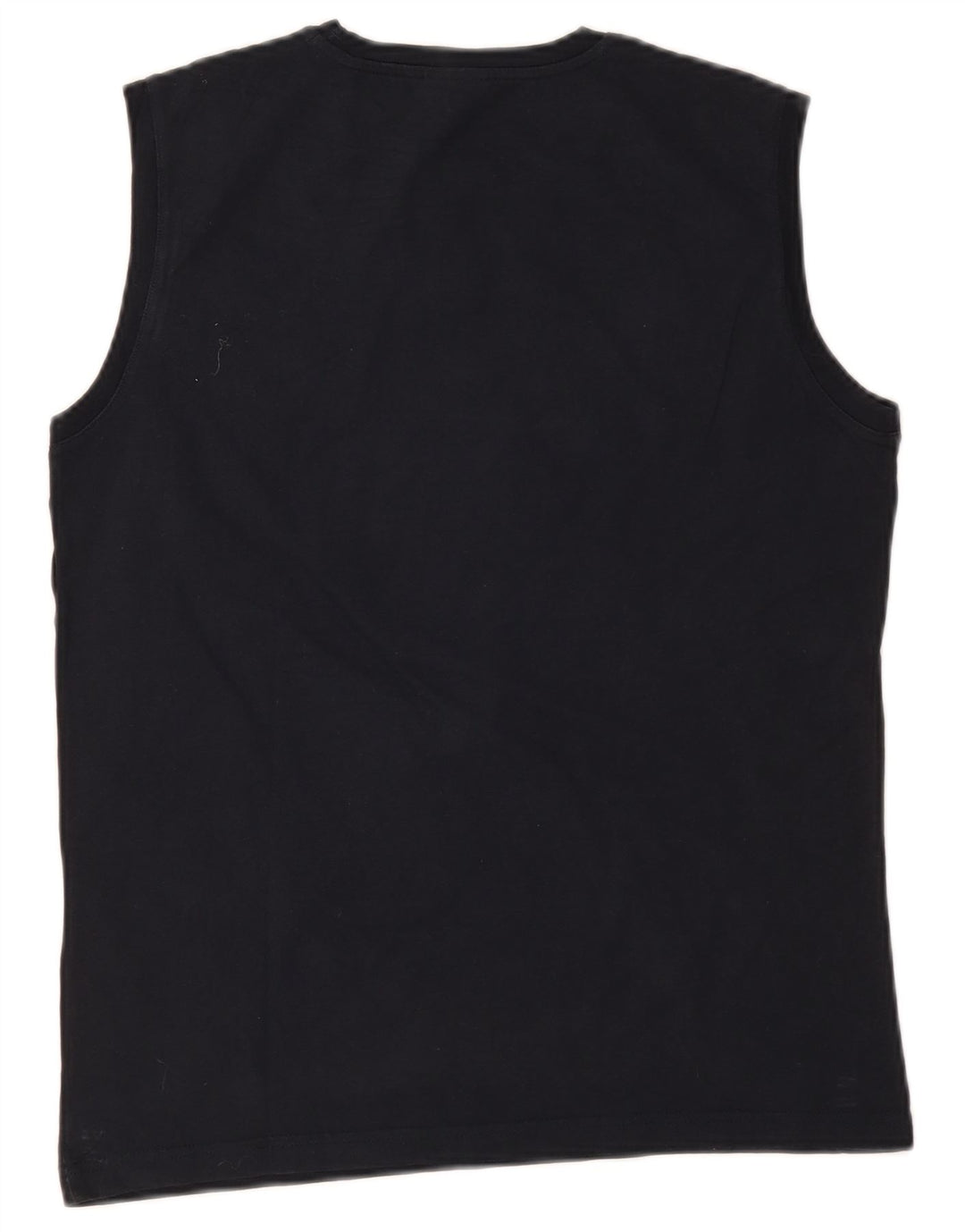 CHAMPION Boys Graphic Vest Top 15-16 Years 2XL Navy Blue