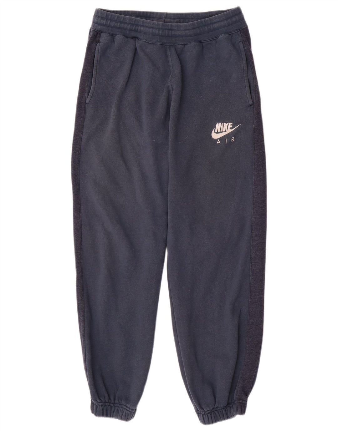 NIKE Mens Tracksuit Trousers Joggers Large  Navy Blue Cotton