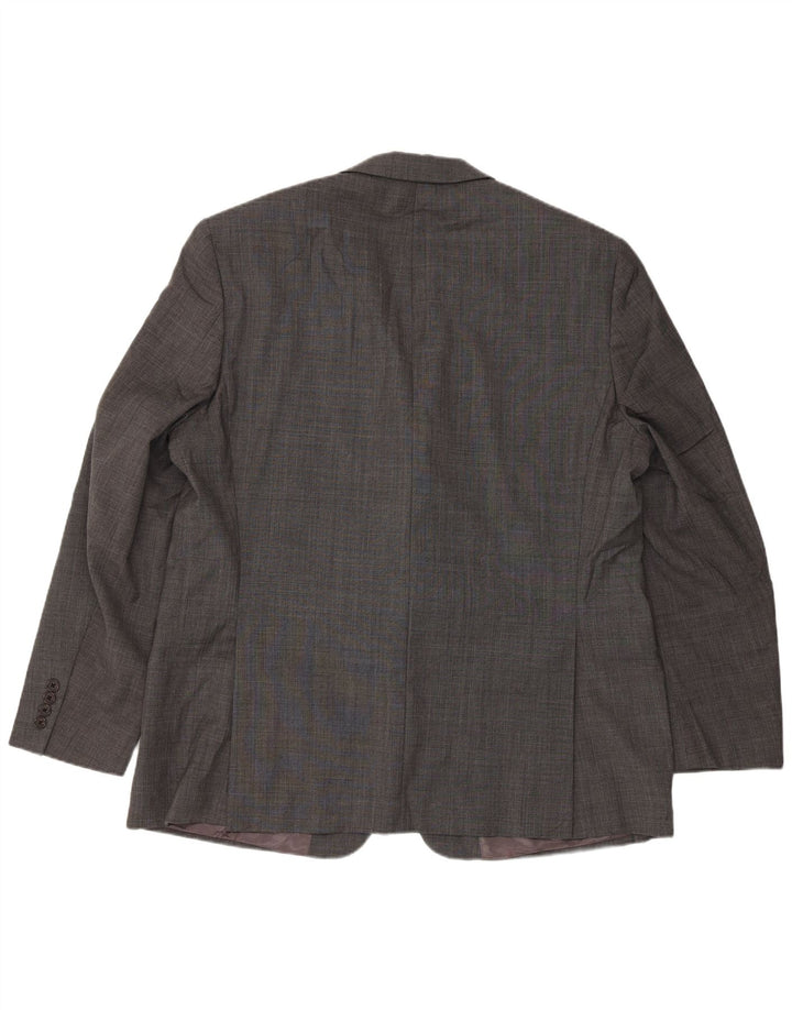 Ralph Lauren Mens Longline 2 Button Blazer Jacket UK 46 2XL Grey Classic