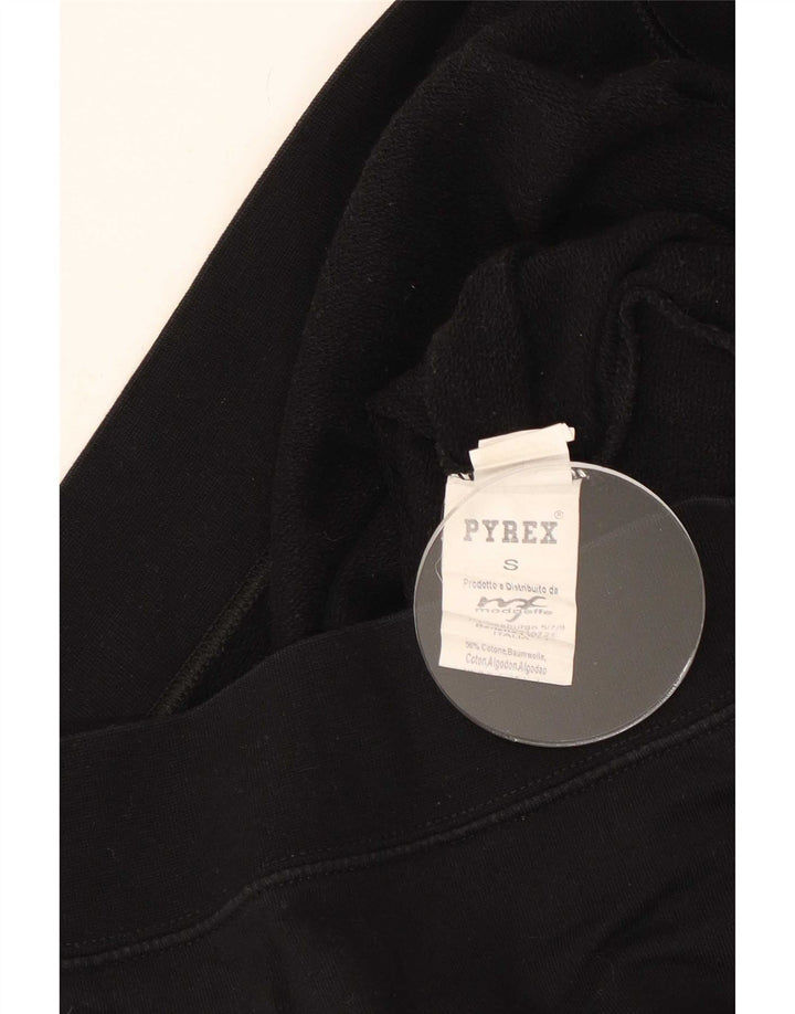 Pyrex Mens Graphic Sweatshirt Jumper Small Black Cotton