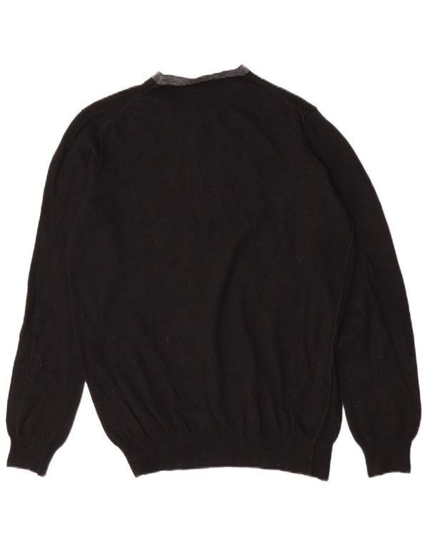 Blauer Mens Crew Neck Jumper Sweater Medium Black