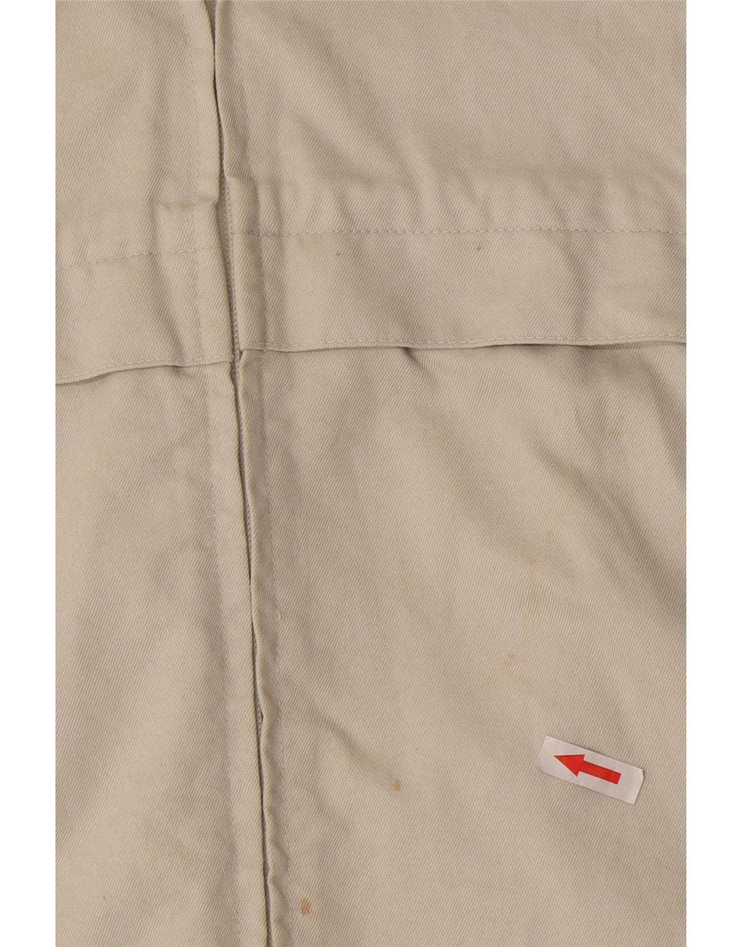 Kappa Mens Bomber Jacket UK 40 Large Beige Cotton