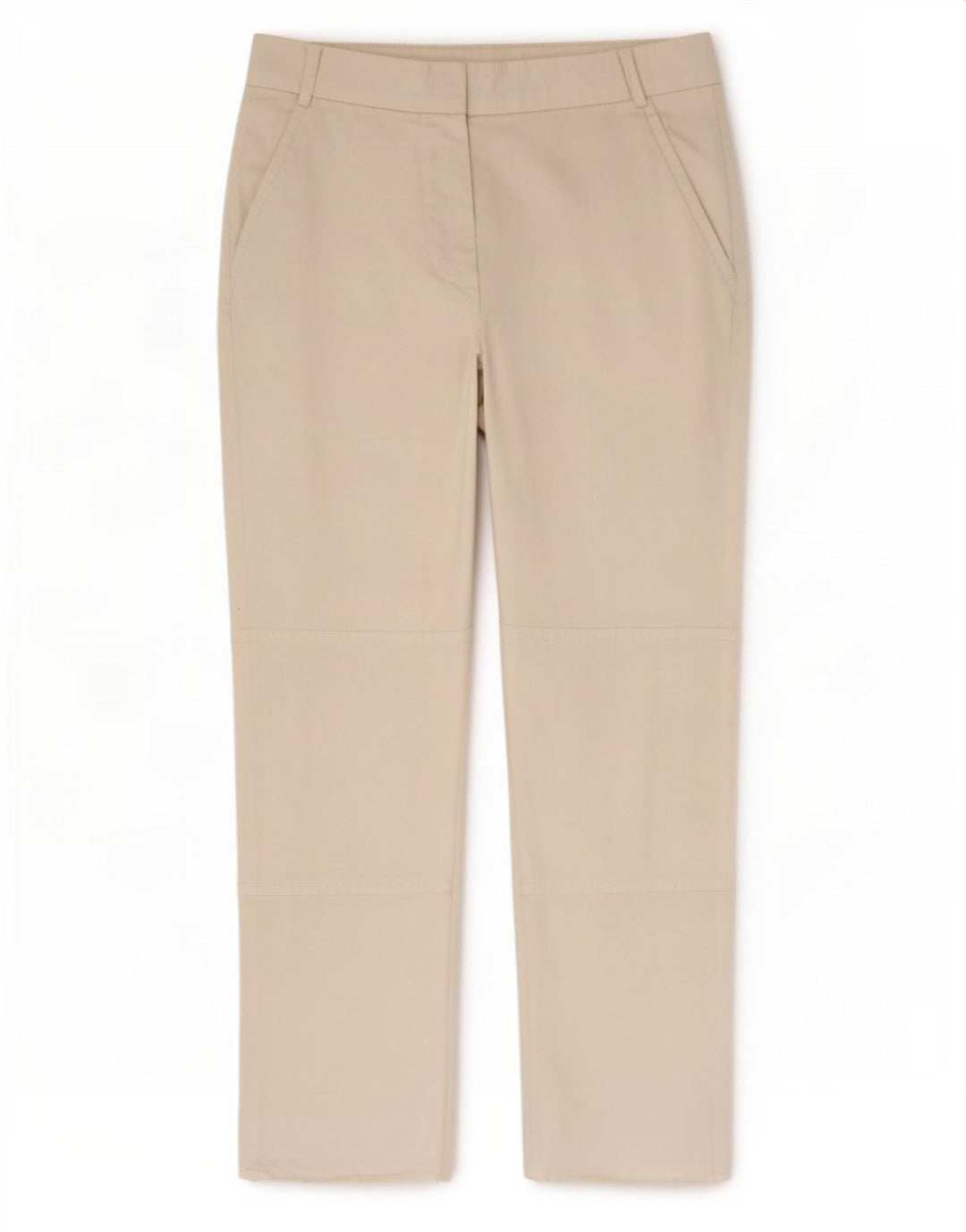 Max Mara Womens Straight Cropped Trousers W30 L24 White