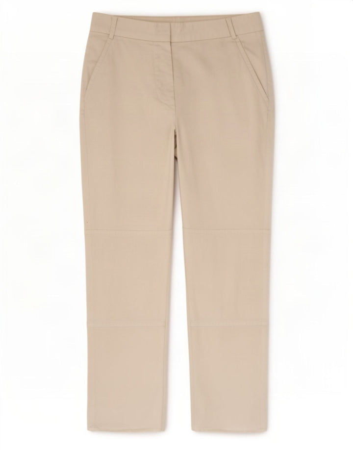 Max Mara Womens Straight Cropped Trousers W30 L24 White