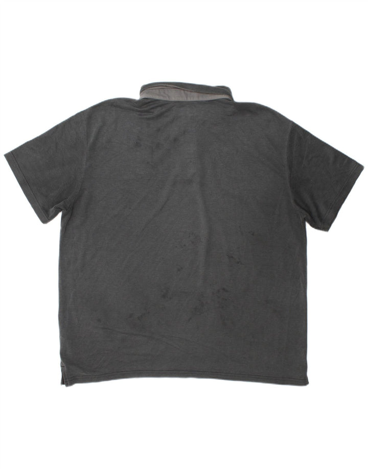 Columbia Mens Polo Shirt 2XL Grey Modal