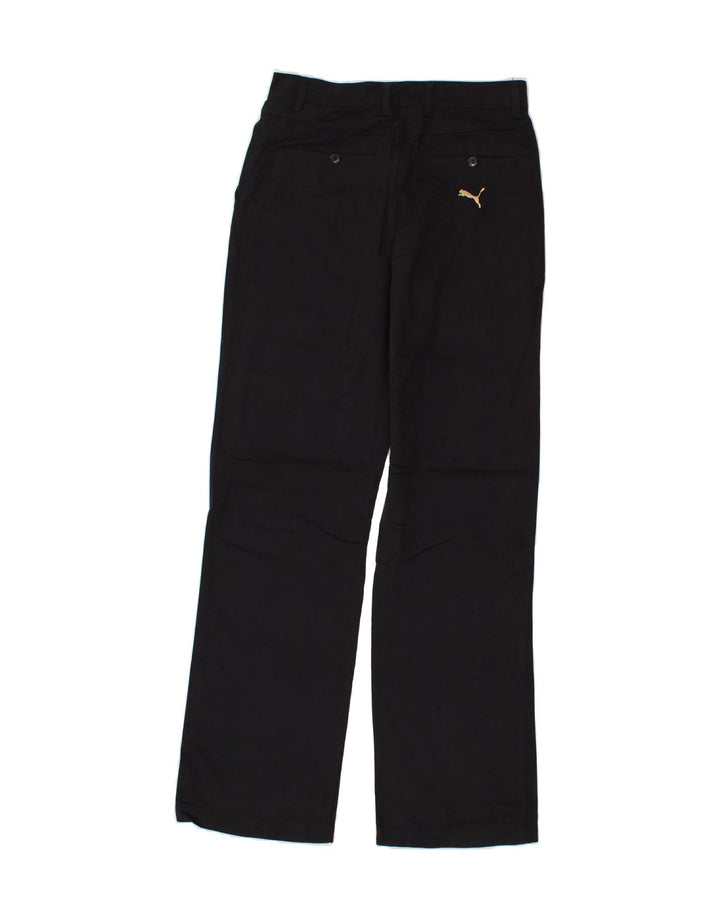PUMA Womens Straight Casual Trousers W32 L34 Navy Blue Vintage Puma and Second-Hand Puma from Messina Hembry 