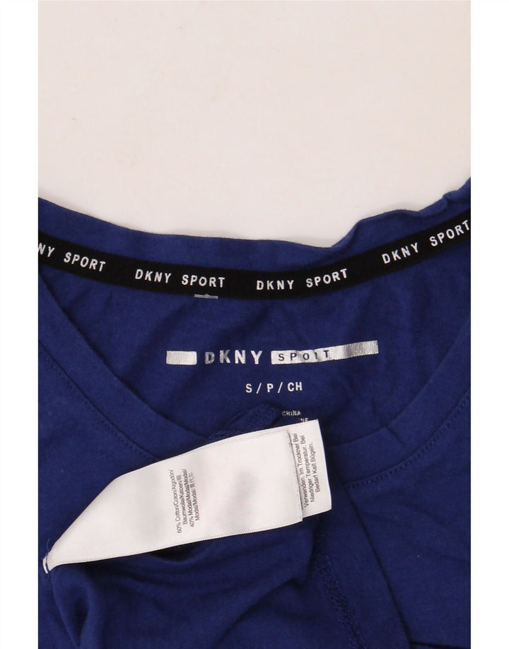 DKNY Mens Graphic Vest Top Small Blue Cotton