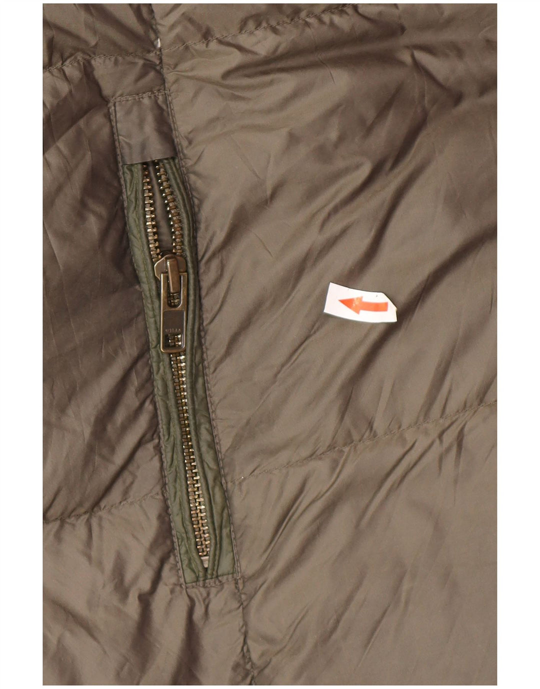 Jack Wills Womens Hooded Padded Coat UK 14 Large Khaki Polyester