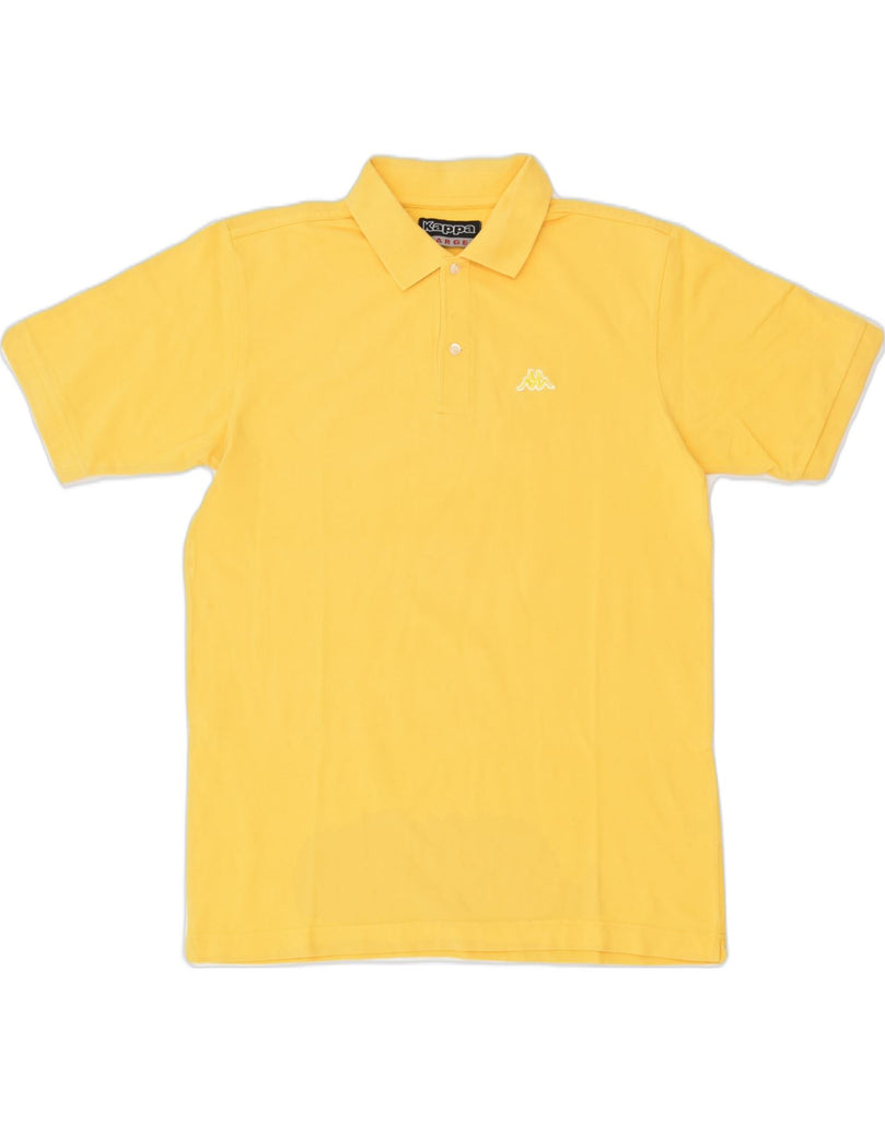 KAPPA Mens Polo Shirt Large Yellow Cotton | Vintage Kappa | Thrift | Second-Hand Kappa | Used Clothing | Messina Hembry 