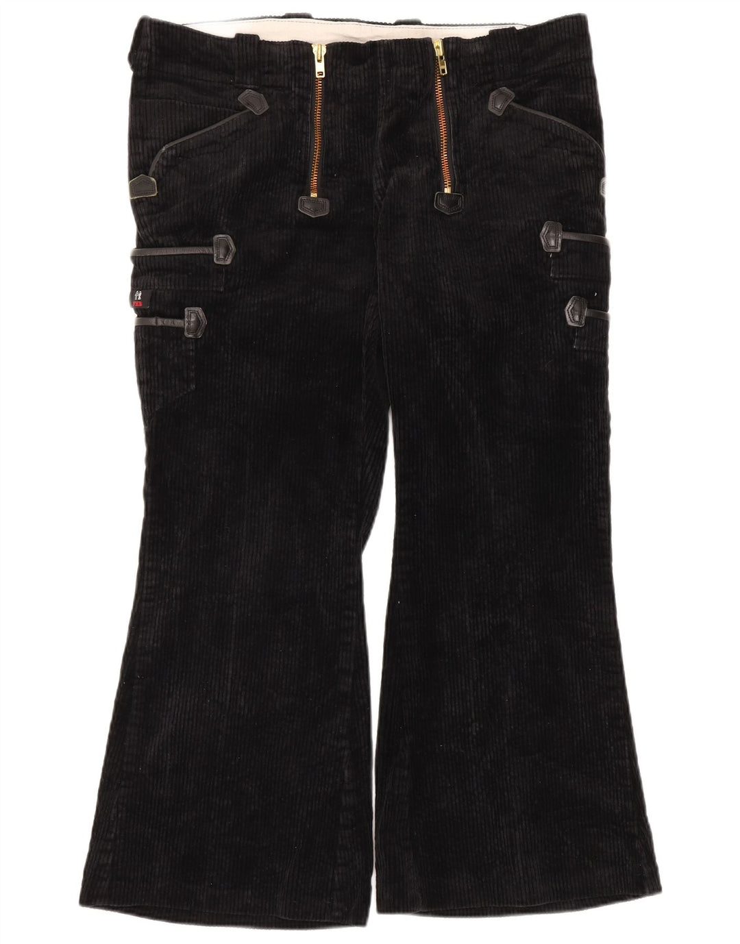 FHB Mens Guild Bootcut Cargo Trousers W40 L28 Black
