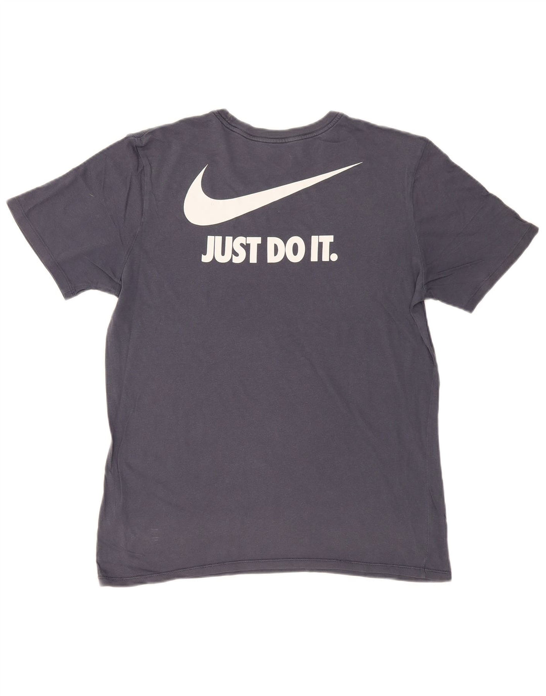 Nike Mens Graphic T-Shirt Top Large Navy Blue Cotton
