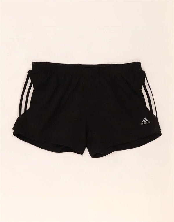 Adidas Womens Climacool Sport Shorts UK 10 Small Black Polyester