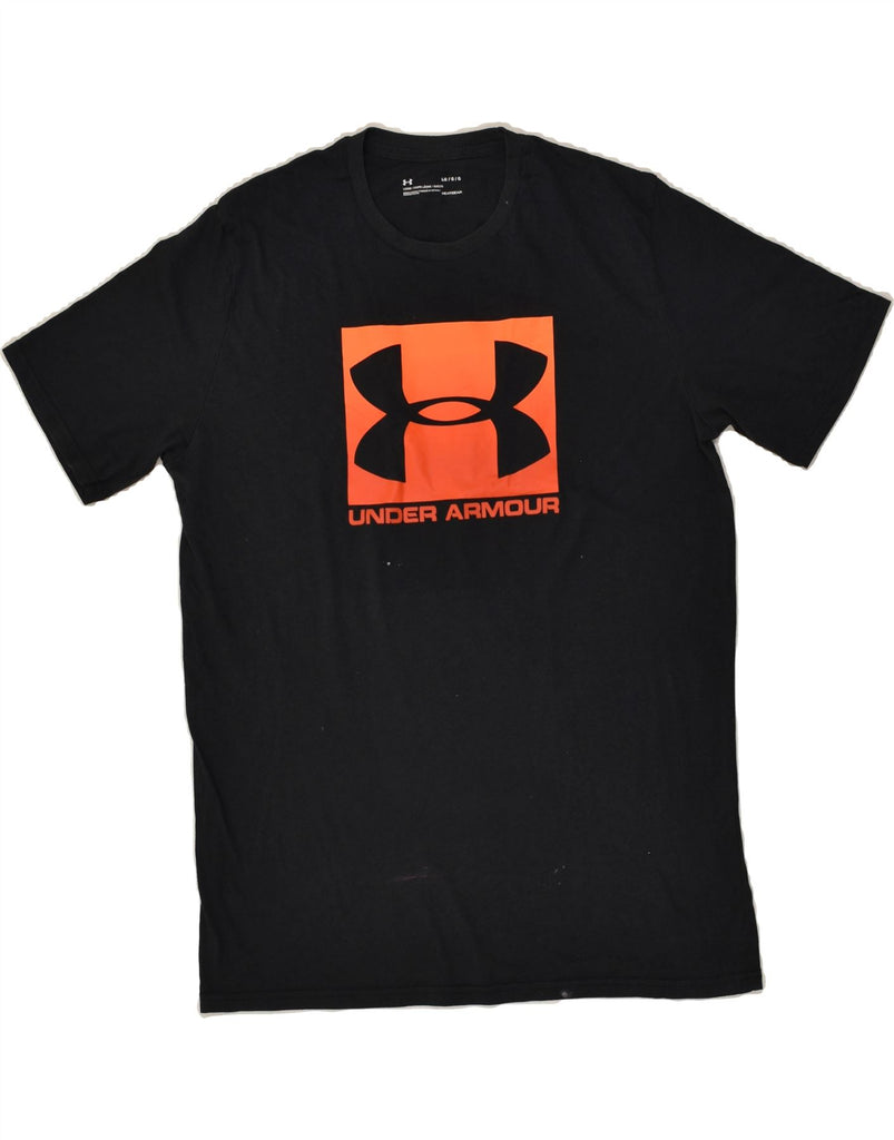 UNDER ARMOUR Mens Graphic T-Shirt Top Large Black Cotton | Vintage Under Armour | Thrift | Second-Hand Under Armour | Used Clothing | Messina Hembry 