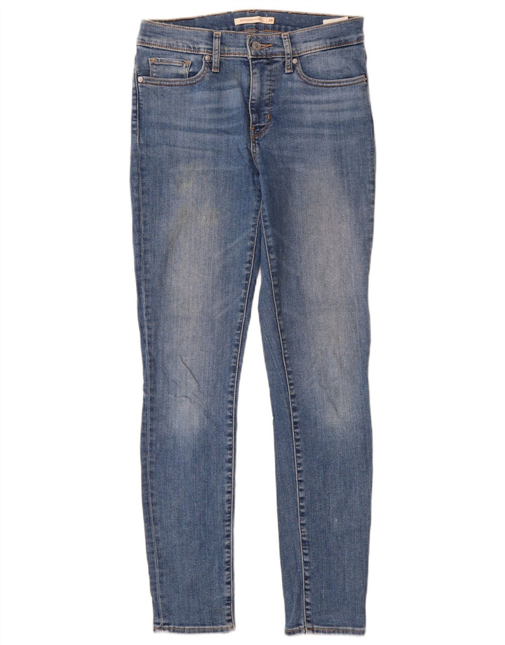 Levi's Womens 311 Shaping Skinny Jeans W28 L30 Blue Cotton