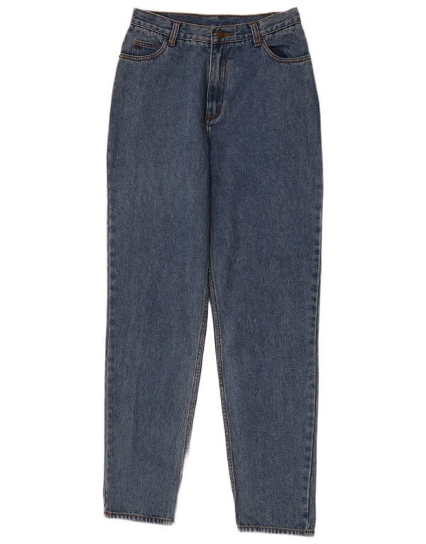 Laura Ashley Womens High Waist Tapered Jeans UK 12 Medium W28 L32 Blue